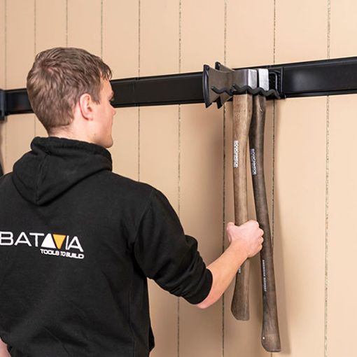 Εικόνα της Γάντζοι Αποθήκευσης Εργαλείων Batavia Maxxclick Κυματοειδείς Μεταλλικοί 2τμχ 7065232