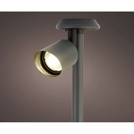 Εικόνα της Ηλιακό Φωτιστικό Κολωνάκι Lumineo Warm White 17x10x25 cm Black 894537