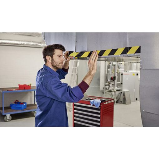 Εικόνα της Αυτοκόλλητη Ταινία Σήμανσης Tesa Universal Signal 50mm x 66m Black/Yellow 58133-00000-02
