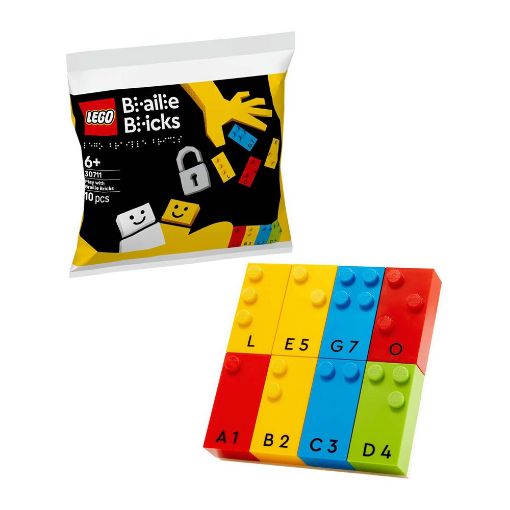 Εικόνα της LEGO Play with Braille Bricks (Polybag) 30711