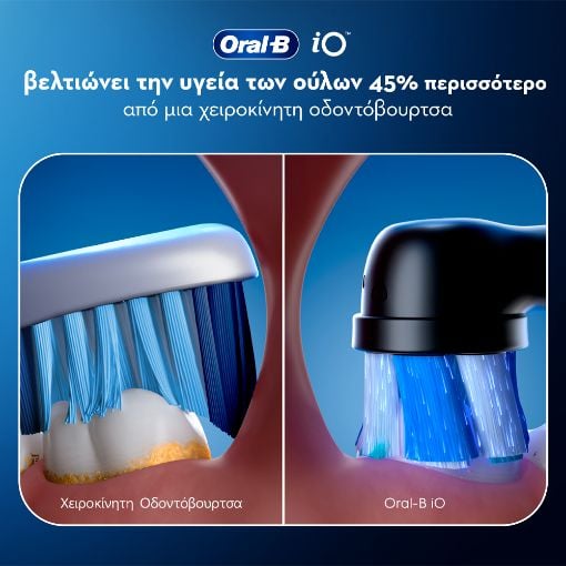 Εικόνα της Ηλεκτρική Οδοντόβουρτσα Oral-B iO Series 3 με Θήκη Ταξιδίου Black