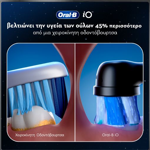 Εικόνα της Ηλεκτρική Οδοντόβουρτσα Oral-B iO Series 10 Cosmic με Θήκη Ταξιδιού Black