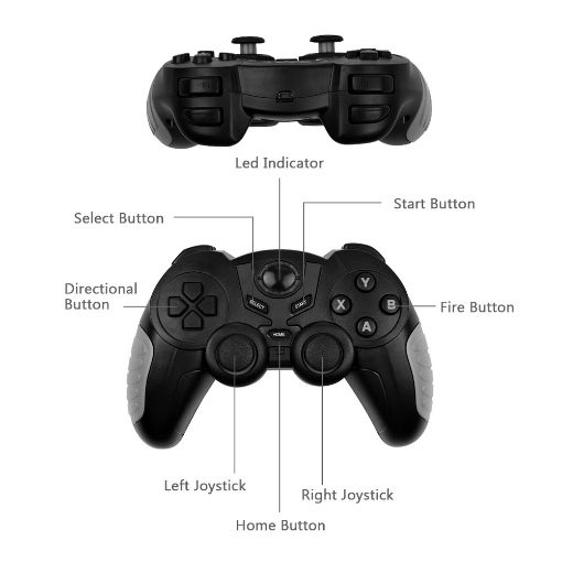 Εικόνα της Controller LGP Bluetooth for Android/iOS/PS3 Black/Red LGP022131