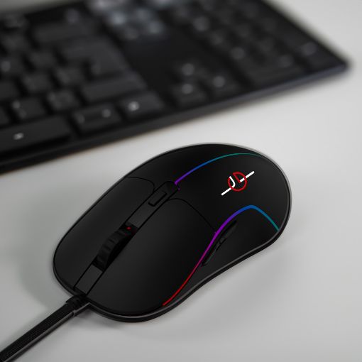 Εικόνα της Ποντίκι LGP Uranus RGB Gaming Black LGP021738