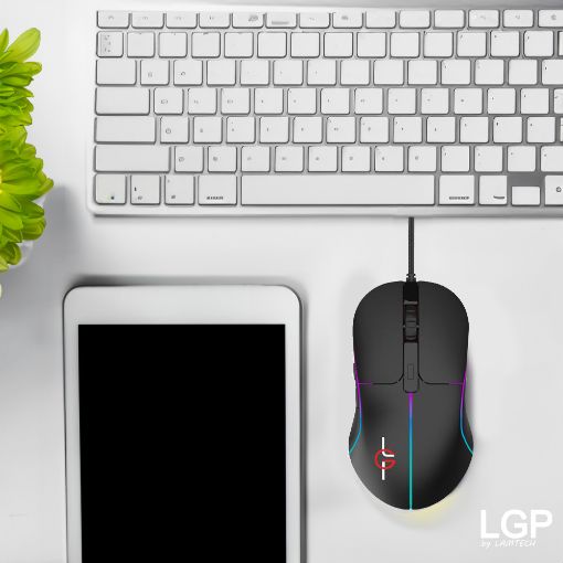 Εικόνα της Ποντίκι LGP Uranus RGB Gaming Black LGP021738