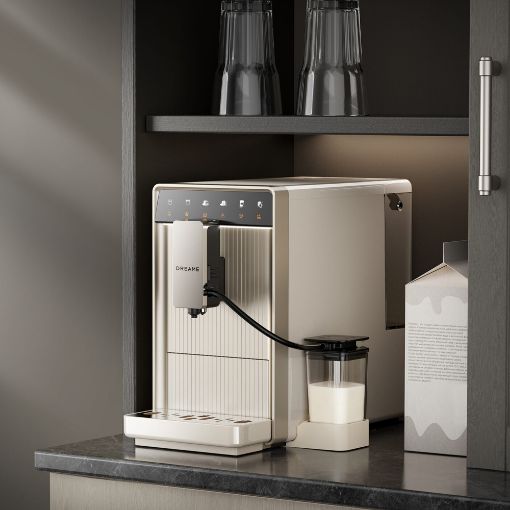Εικόνα της Μηχανή Espresso Dreame Ecceluxe Slim 19bar 1420–1690W Beige FCM30