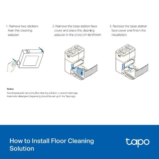 Εικόνα της TP-Link Tapo RVA450 Robot Vacuum Hard Floor Cleaning Solution 500ml
