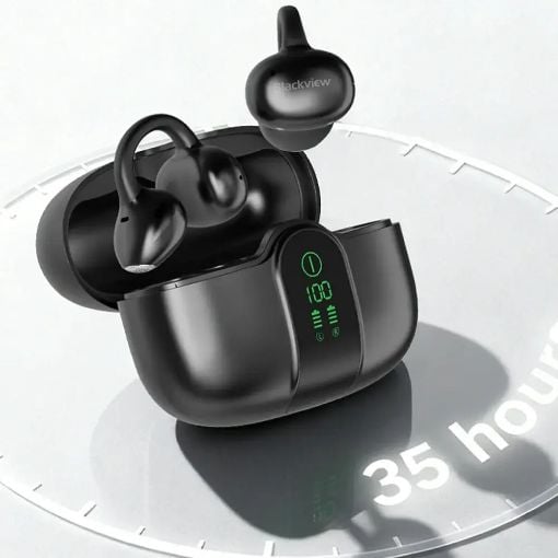 Εικόνα της Earbuds Blackview AirBuds 15 Bluetooth with LCD Screen Shadow Black