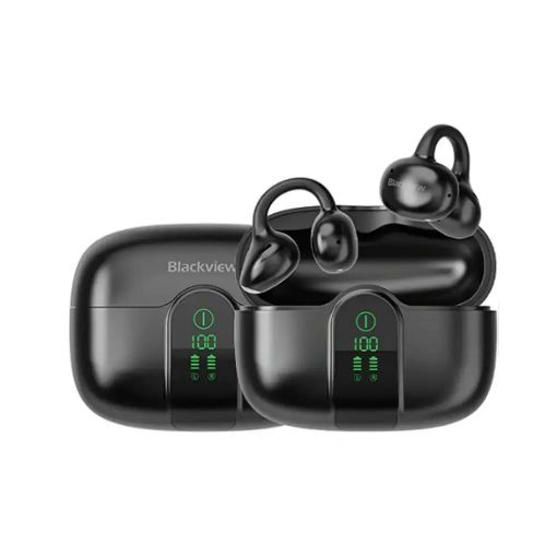 Εικόνα της Earbuds Blackview AirBuds 15 Bluetooth with LCD Screen Shadow Black