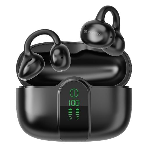 Εικόνα της Earbuds Blackview AirBuds 15 Bluetooth with LCD Screen Shadow Black
