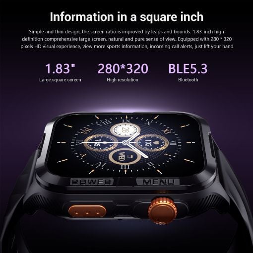 Εικόνα της Smartwatch Blackview W10 Pro Black