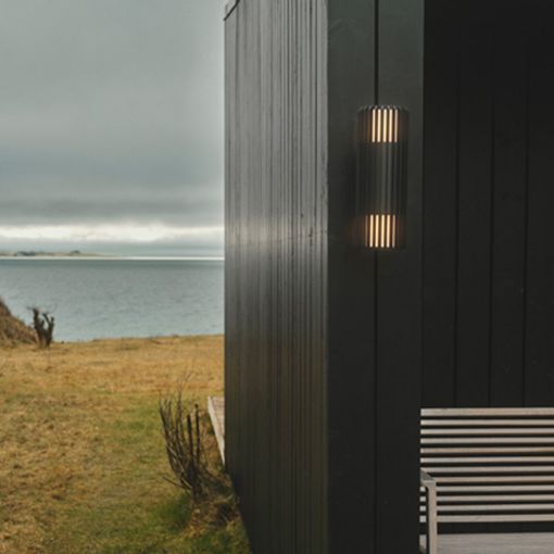 Εικόνα της Επιτοίχιο Φωτιστικό Up & Down Nordlux Aludra E27 IP54 Seaside Black 2418121203