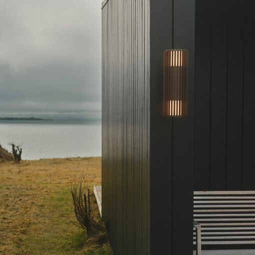 Εικόνα της Επιτοίχιο Φωτιστικό Up & Down Nordlux Aludra E27 IP54 Seaside Brown Metallic 2418121261