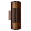 Εικόνα της Επιτοίχιο Φωτιστικό Up & Down Nordlux Aludra E27 IP54 Seaside Brown Metallic 2418121261