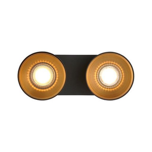 Εικόνα της Φωτιστικό Οροφής Σποτ Nordlux Pitcher 2-Spot GU10 Black 2310410103