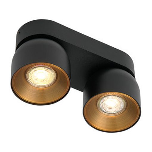 Εικόνα της Φωτιστικό Οροφής Σποτ Nordlux Pitcher 2-Spot GU10 Black 2310410103