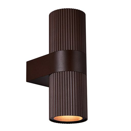 Εικόνα της Επιτοίχιο Φωτιστικό Up & Down Nordlux Kyklop Ripple GU10 IP54 Rusty 2318051009