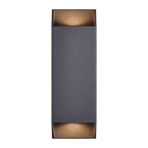 Εικόνα της Επιτοίχιο Φωτιστικό Up & Down Nordlux Nico Square 22 GU10 IP54 Black 2218221003