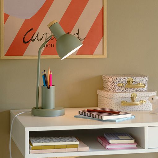 Εικόνα της Φωτιστικό Γραφείου Nordlux Devone E27 Dusty Green 2512405023
