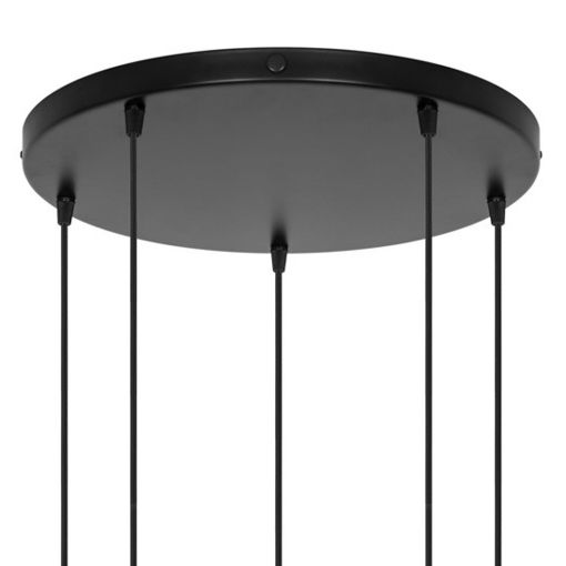 Εικόνα της Ροζέτα Οροφής Nordlux Luana 5-exits Black 2512729003
