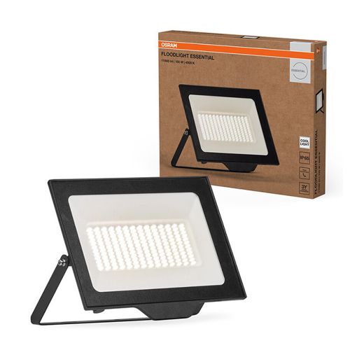 Εικόνα της Προβολέας LED Osram Floodlight Essential 4000K 100W 10000lm με Αισθητήρα Κίνησης IP65 Black