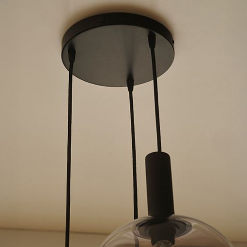 Εικόνα της Ροζέτα Οροφής Nordlux Luana 3-exits Black 2512709003