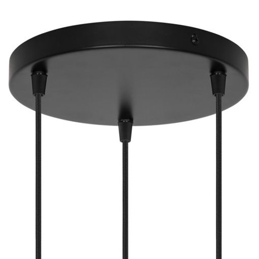 Εικόνα της Ροζέτα Οροφής Nordlux Luana 3-exits Black 2512709003