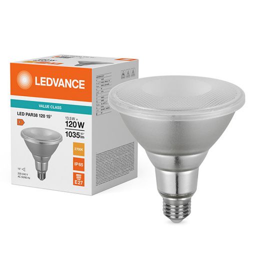 Εικόνα της Λάμπα LED Osram Ledvance E27 PAR38 2700K 1035lm 13.5W Warm White