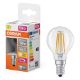 Εικόνα της Λάμπα LED Osram E14 P45 Dimmable Filament 2700K 806lm 5.9W Warm White