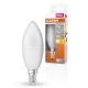 Εικόνα της Λάμπα LED Osram E14 Candle B39 Mat 2700K 806lm 7.5W Warm White