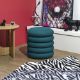 Εικόνα της Σκαμπό Home Deco Factory Atom με Αποθηκευτικό Χώρο 37x42cm Blue HD0424