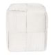Εικόνα της Σκαμπό Πουφ Home Deco Factory Scott 36x36x38cm Beige HD0538