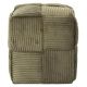 Εικόνα της Σκαμπό Πουφ Home Deco Factory Scott 36x36x38cm Green HD0541