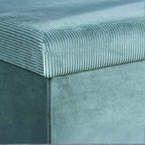 Εικόνα της Σκαμπό Home Deco Factory Giulia Πτυσσόμενο με Αποθηκευτικό Χώρο 77x38x38cm Blue HD6815