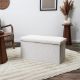 Εικόνα της Σκαμπό Home Deco Factory Scott Πτυσσόμενο με Αποθηκευτικό Χώρο 76x38x38cm Beige HD0279