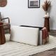 Εικόνα της Σκαμπό Home Deco Factory Scott Πτυσσόμενο με Αποθηκευτικό Χώρο 76x38x38cm Beige HD0279