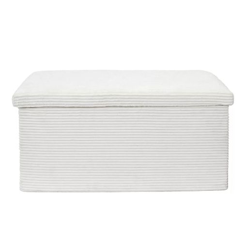 Εικόνα της Σκαμπό Home Deco Factory Scott Πτυσσόμενο με Αποθηκευτικό Χώρο 76x38x38cm Beige HD0279