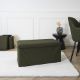 Εικόνα της Σκαμπό Home Deco Factory Atom Πτυσσόμενο με Αποθηκευτικό Χώρο 76x38x38cm Khaki HD0470
