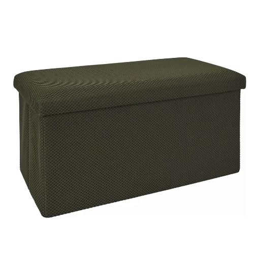 Εικόνα της Σκαμπό Home Deco Factory Atom Πτυσσόμενο με Αποθηκευτικό Χώρο 76x38x38cm Khaki HD0470