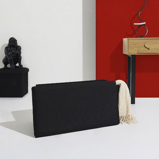 Εικόνα της Σκαμπό Home Deco Factory Atom Πτυσσόμενο με Αποθηκευτικό Χώρο 76x38x38cm Black HD0469