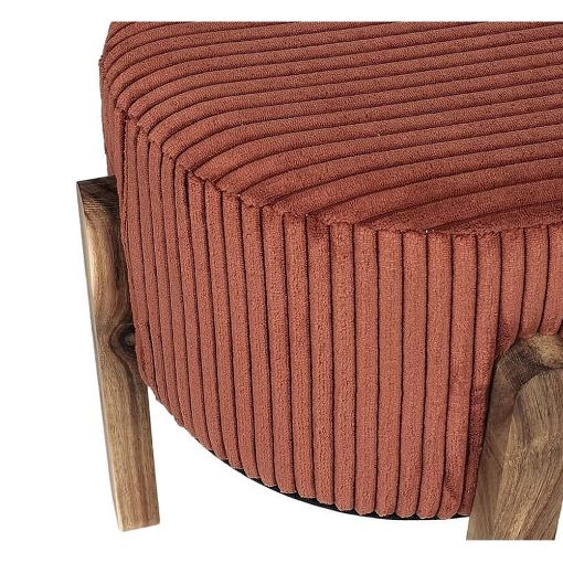 Εικόνα της Σκαμπό Home Deco Factory Scott 35.5x35x35cm Terracotta HD0336