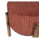 Εικόνα της Σκαμπό Home Deco Factory Scott 35.5x35x35cm Terracotta HD0336