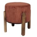 Εικόνα της Σκαμπό Home Deco Factory Scott 35.5x35x35cm Terracotta HD0336