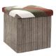 Εικόνα της Σκαμπό Home Deco Factory Scott Πτυσσόμενο με Αποθηκευτικό Χώρο 38x38x38cm Multicolor HD0550