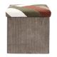 Εικόνα της Σκαμπό Home Deco Factory Scott Πτυσσόμενο με Αποθηκευτικό Χώρο 38x38x38cm Multicolor HD0550