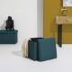 Εικόνα της Σκαμπό Home Deco Factory Atom Πτυσσόμενο με Αποθηκευτικό Χώρο 38x38x38cm Blue HD0504