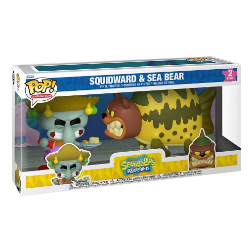 Εικόνα της Funko Pop! Animation: Spongebob Squarepants - Squidward & Sea Bear 2-Pack