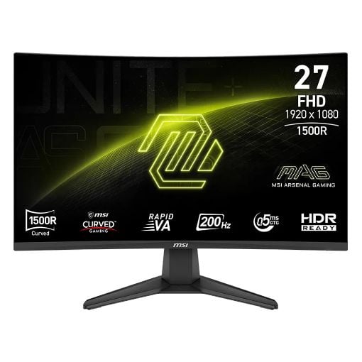 Εικόνα της Οθόνη MSI MAG 276CF 27" Curved VA IPS FHD 200Hz HDR 9S6-3CE11M-035
