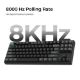 Εικόνα της Πληκτρολόγιο Keychron K8 Ultra 8K Wireless Custom TKL RGB Hot-Swappable Apex Red Switches (US) Black K8U-J1