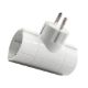 Εικόνα της Πολύπριζο Ταφ Lamtech 2 Θέσεων White LAM023756